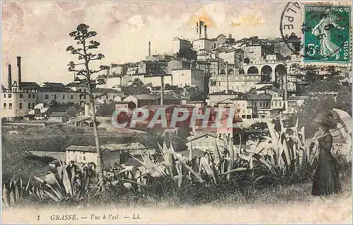 Cartes postales GRASSE -Vue a l'Est-LL