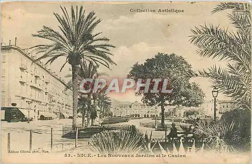 Cartes postales NICE -Les Nouveaux Jardins et le Casino