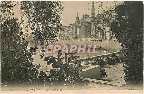 Cartes postales MENTON-La vieille Ville