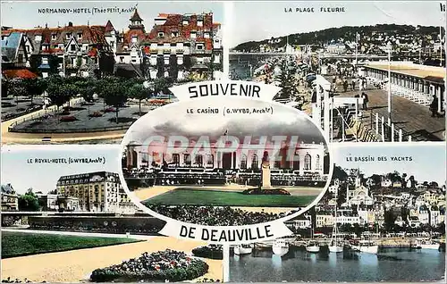 Moderne Karte Deauville