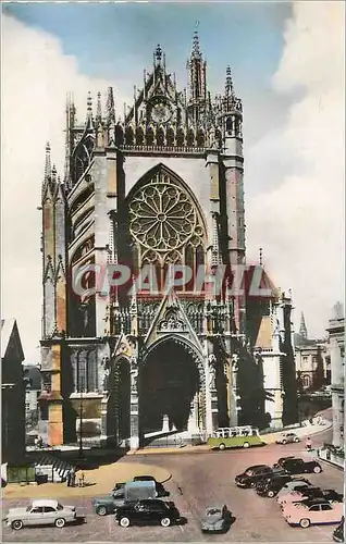 Moderne Karte METZ(Moselle) Fa�ade de la Cathedrale