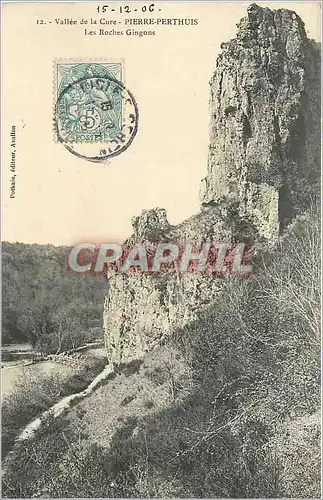 Cartes postales Vallee de la Cure-PIERRE-Perthuis-Les Roches Gignons