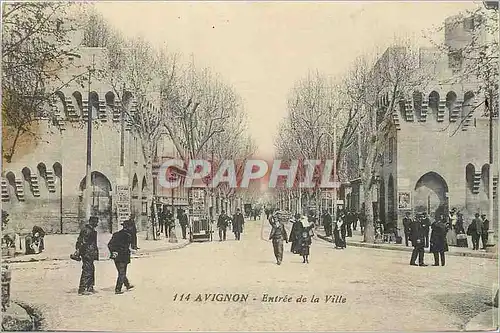 Cartes postales AVIGNON-Entr�e de la Ville