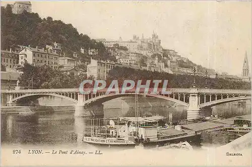 Ansichtskarte AK LYON-Le Pont d'Ainay