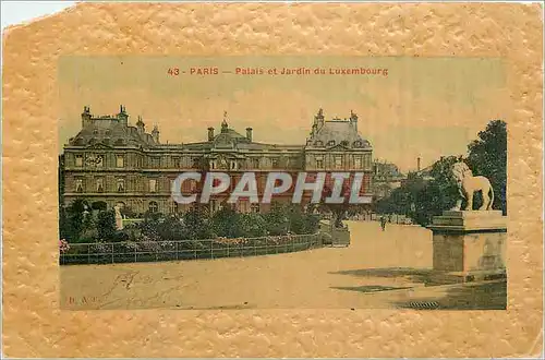 Ansichtskarte AK PARIS-Palais et Jardin du Luxembourg Lion