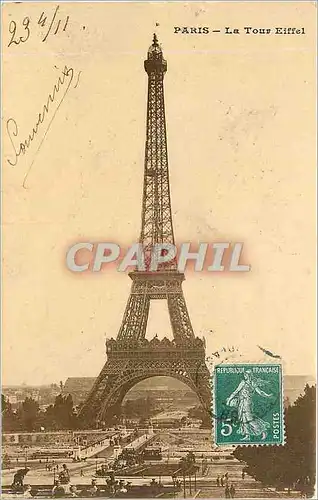 Cartes postales PARIS-TOUR EIFFEL