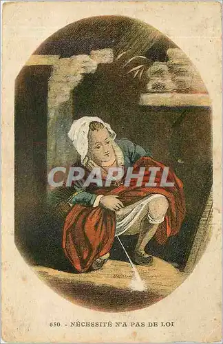 Cartes postales NECESSITE N'A PAS DE LOI