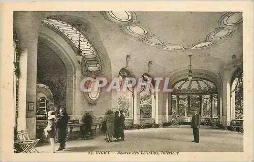 Cartes postales VICHY-Source des celestins interieur