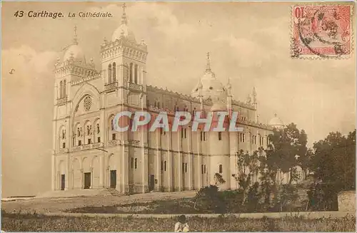 Cartes postales Carthage-La Cathedrale