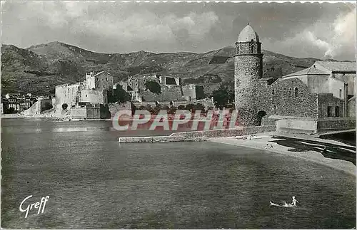 Moderne Karte LES PYRENEES Collioure