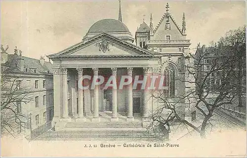 Cartes postales Geneve-Cathedrale de Saint-pierre
