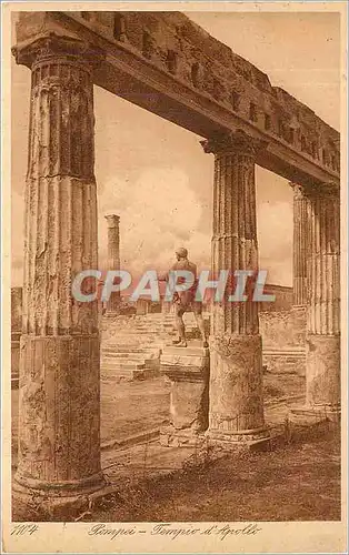 Cartes postales POMPEI-Tompio d'Apollo