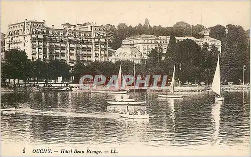 Cartes postales OUCHY-Hotel Beau rivage-LL