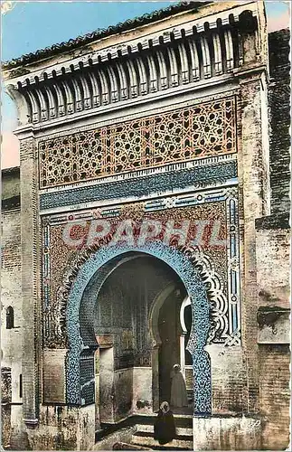 Cartes postales TLEMCEN-Portail de la Mosquee de Sidi-Bou-medine