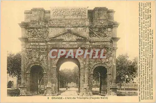 Cartes postales ORANGE-L'Arc de Triomphe(fa�ade Nord)