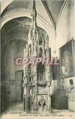 Ansichtskarte AK AVIGNON-La Cathedrale  Tombeau du pape Jean XXII(XIVeme siecle)