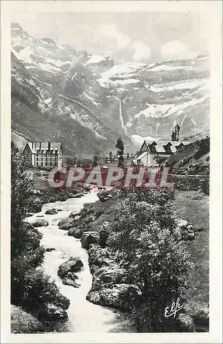 Ansichtskarte AK GAVARNIE(Hautes pyenees)Le Gave et le Cirque vus du village