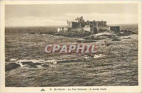 Cartes postales St MALO-Le Port Nationnal-A maree haute