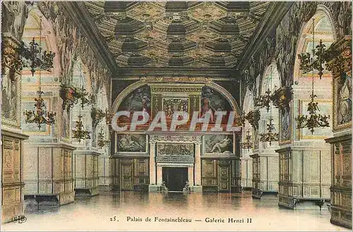 Ansichtskarte AK Palais de Fontainebleau-Fa�ade du Palais Galerie Henri II