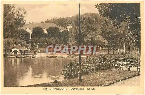 Cartes postales STRASBOURG-L'ORANGERIE -LE LAC