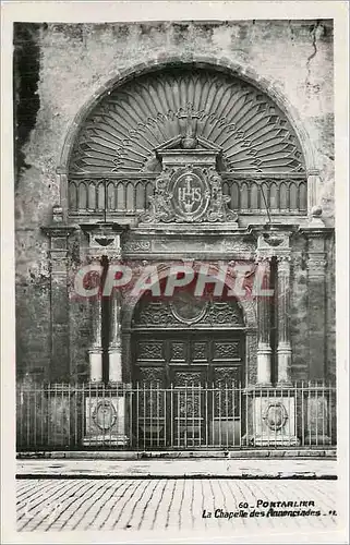 Cartes postales PoNTARLIER-La Capelle des Pannenciades