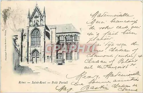 Ansichtskarte AK Reims Saint Remi Petit Portail Carte 1900