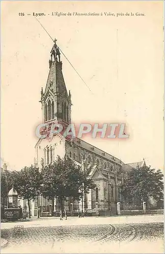 Cartes postales Lyon L'Eglise de l'Annonciation a Vaise pres de la Gare