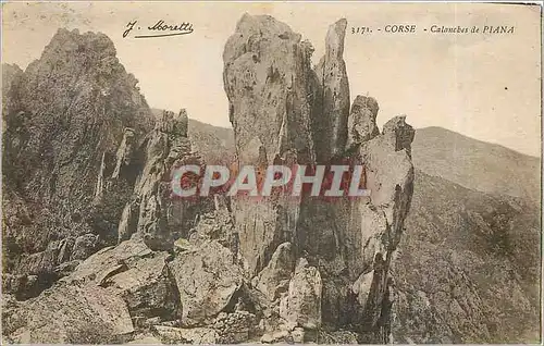 Cartes postales Corse Calanches de Piana