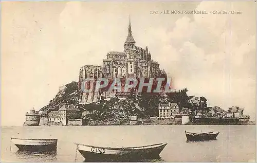 Cartes postales Le Mont St Michel Cote Sud Ouest