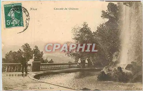 Cartes postales Nice Cascade du Chateau