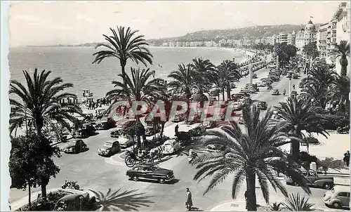 Moderne Karte Nice La Bais des Anges Promenade des Anglais