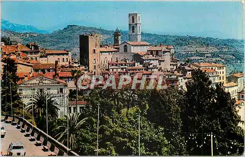 Moderne Karte La Cote d'Azur Grasse la Vieille Ville