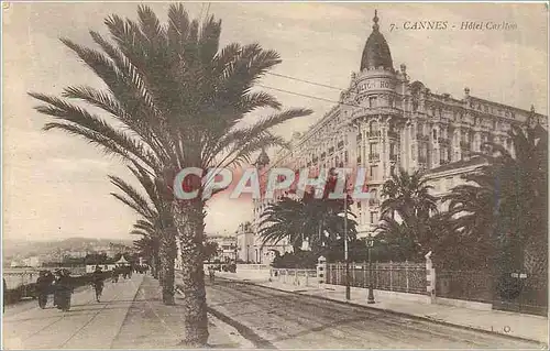 Cartes postales Cannes Hotel Carlton