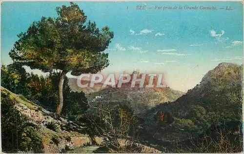 Cartes postales Eze Vue prise de la Grande Croniche