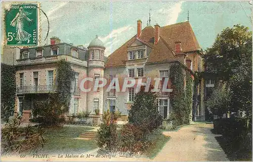 Cartes postales Vichy La Maison de Mme de Sevigne