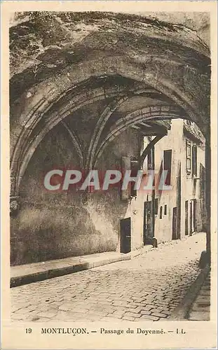 Cartes postales Montlucon Passage du Doyenne