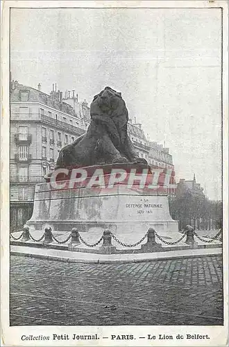 Ansichtskarte AK Petit Journal Paris Le Lion de Belfort