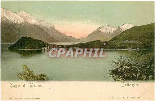 Cartes postales Lago di Como Bellagio