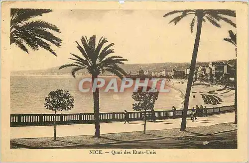 Cartes postales Nice Quai des Etats Unis