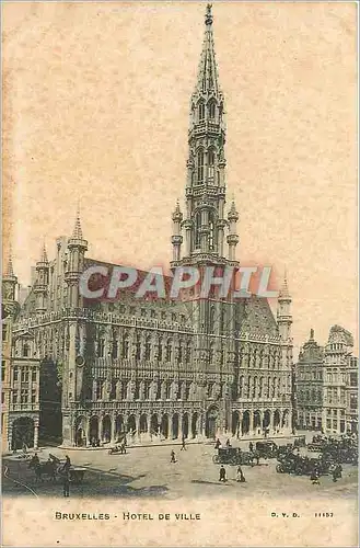 Cartes postales Bruxelles Hotel de Ville