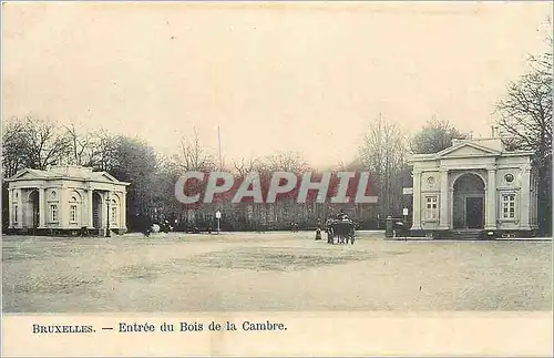 Cartes postales Bruxelles Entree du Bois de la Cambre