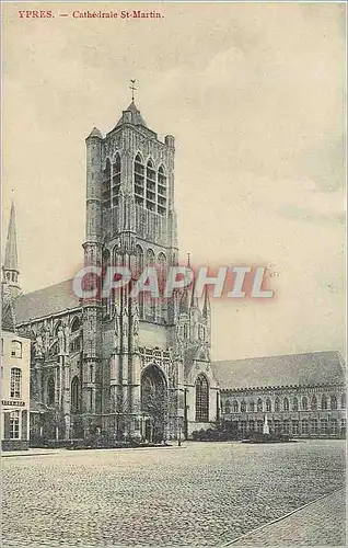 Cartes postales Ypres Cathedrale St Martin
