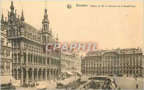 Ansichtskarte AK Bruxelles Maison du Roi et Maisons de la Grand Place