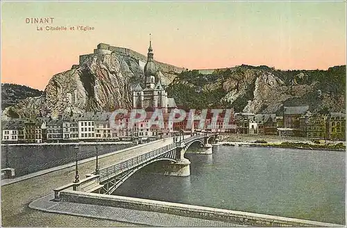 Cartes postales Dinant La Citadelle et l'Eglise