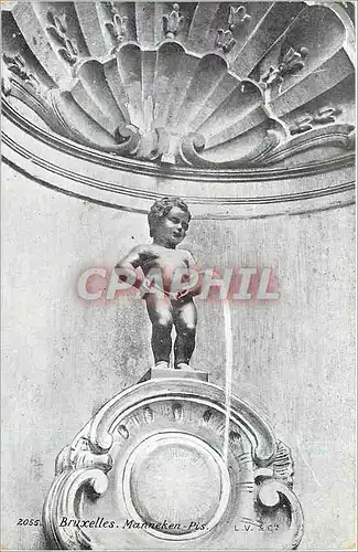 Cartes postales Bruxelles Manneken Pis