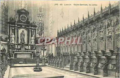 Cartes postales Louvain Sainte Gertrude les Stalles