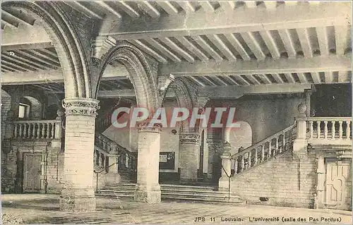 Cartes postales Louvain L'Universite Salle des Pas Perdus