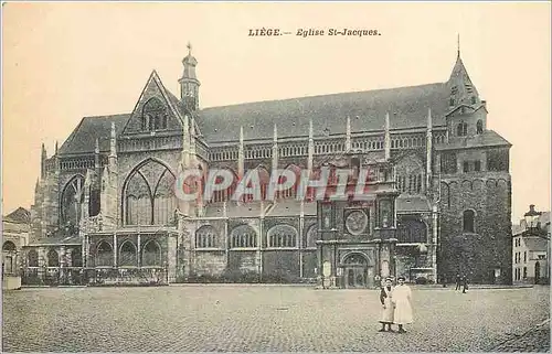 Ansichtskarte AK Liege Eglise St Jacques