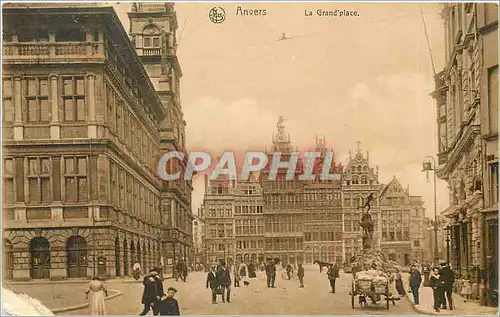 Cartes postales Anvers La Grand Place