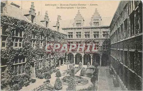 Cartes postales Antwerpen Museum Plantin Moretus Anvers De Binnenplaats La Cour